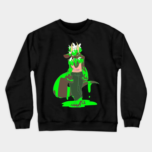 Fur Crewneck Sweatshirt by AcidJack